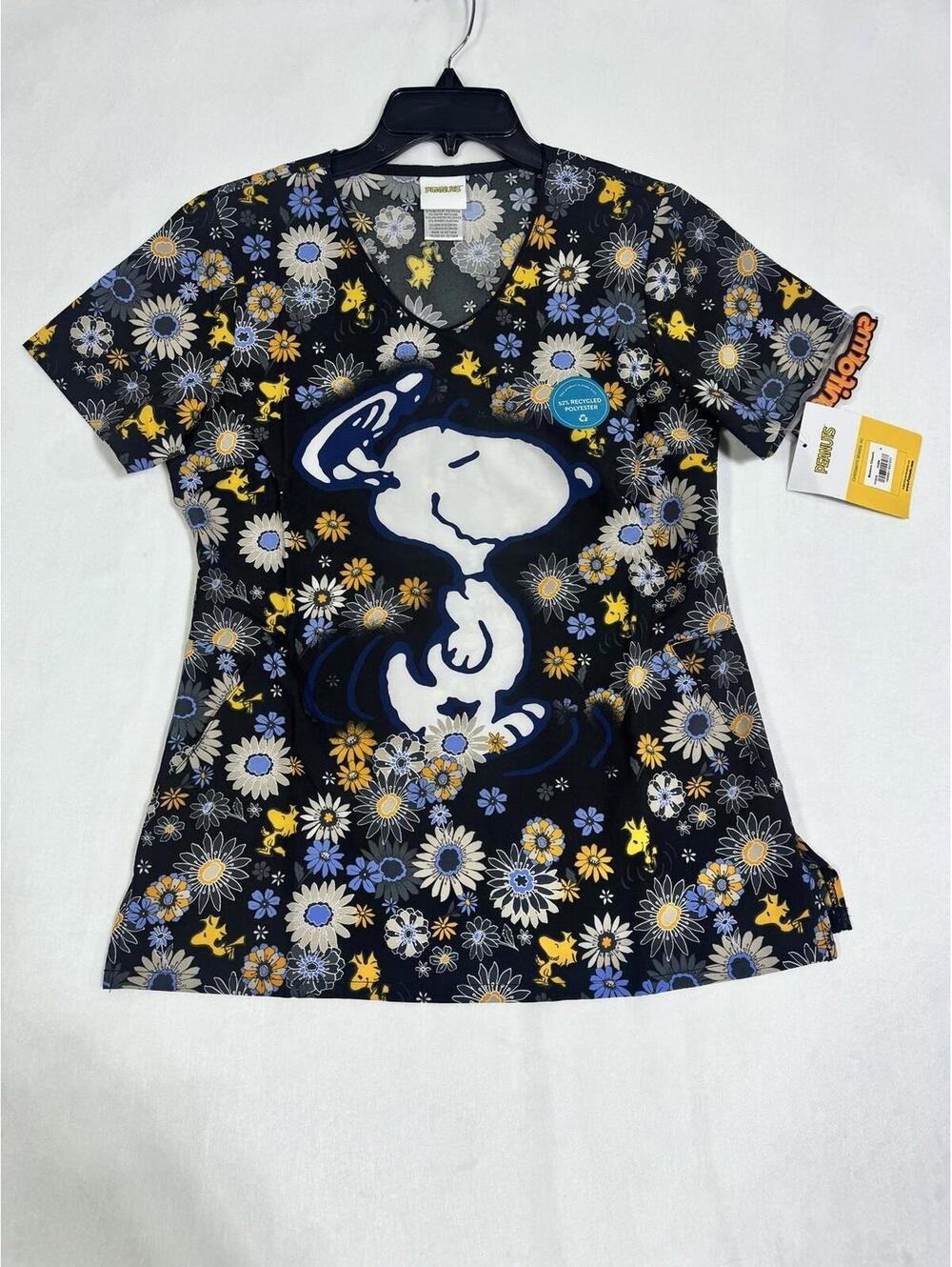 Peanuts Snoopy & Woodstock Scrubs Small Big Snoopy FACTORY SEALED B28